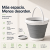 Balde plegable 10L