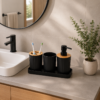 Set para baño 4 piezas