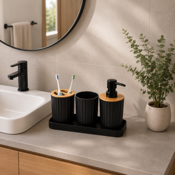 Set para baño 4 piezas