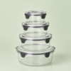 Set de 4 tuppers Acrilico