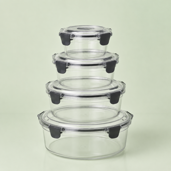 Set de 4 tuppers Acrilico