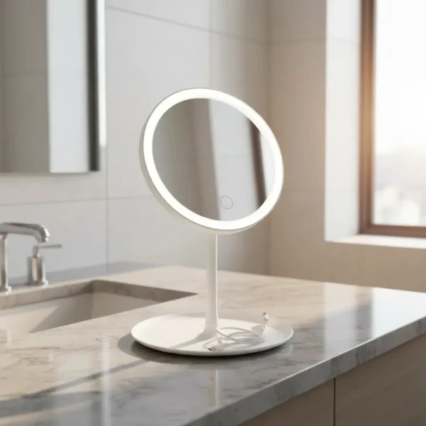 Espejo maquillaje con luz led